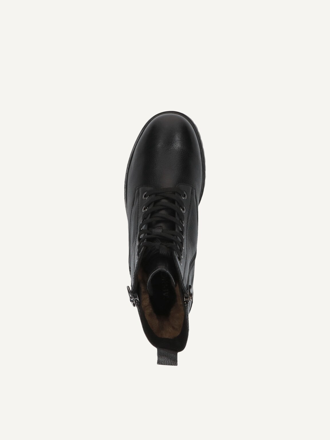 Caprice, Leather Bootie - black warm lining BLACK NAPPA, image 5 of 5