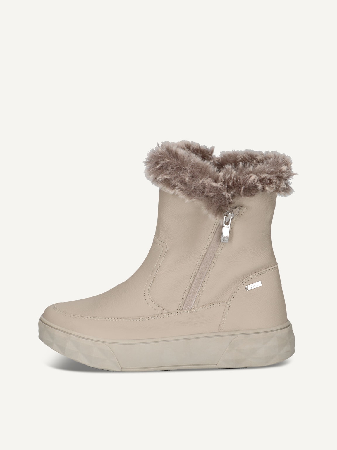 Caprice, Bootie - beige warm lining BEIGE NAPPA, image 2 of 5