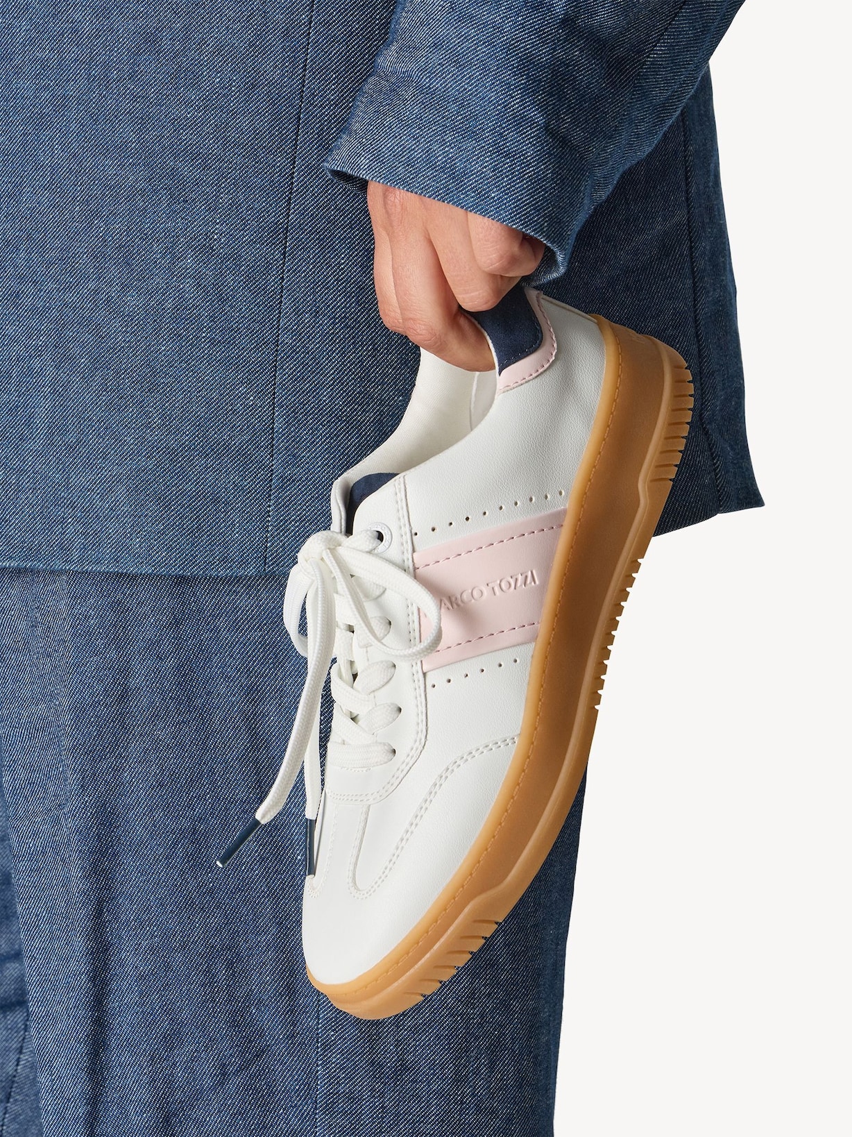 Marco Tozzi, Sneaker - weiß WHITE/SOFT PNK, Bild 2 von 7