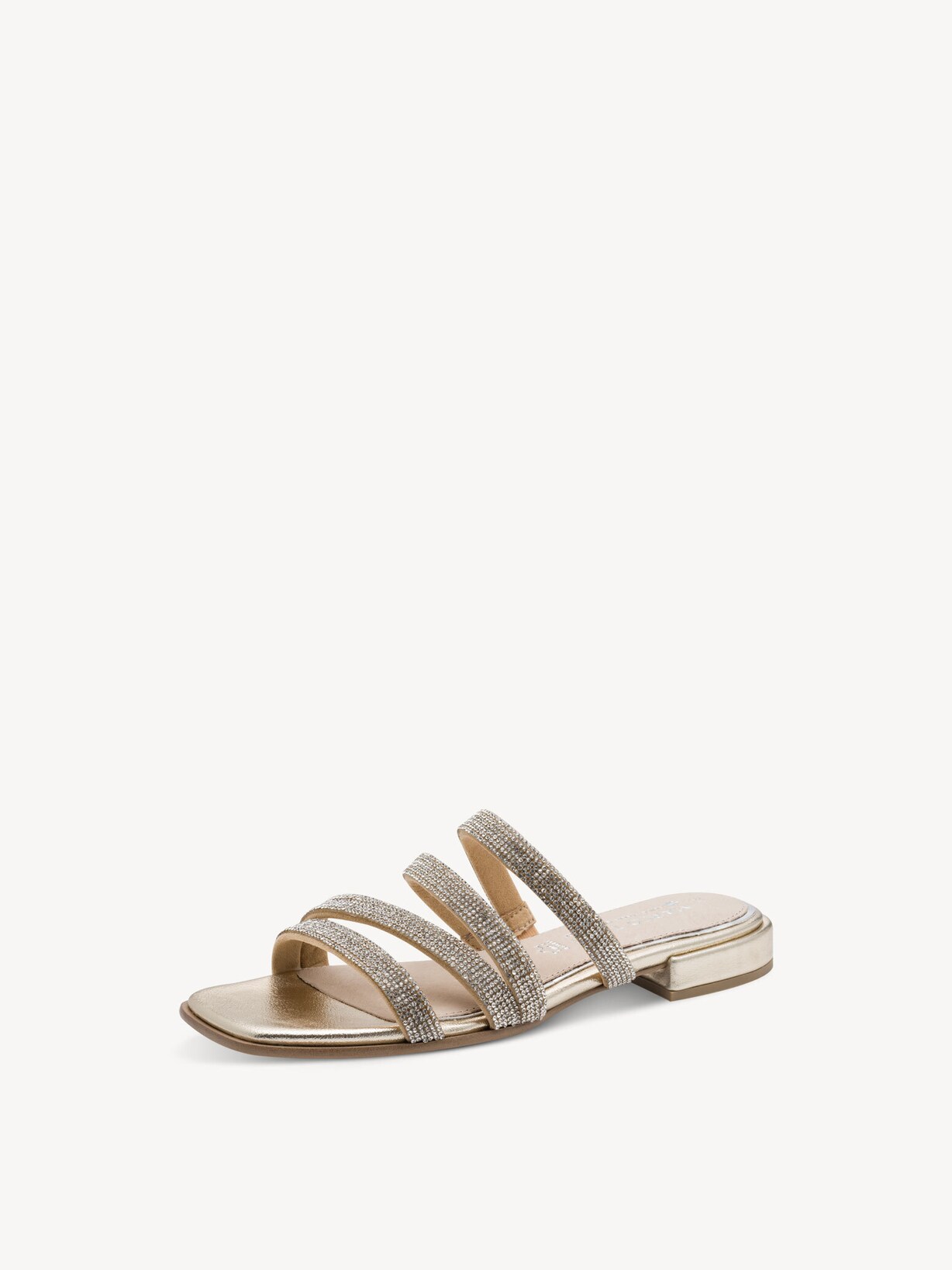 Marco Tozzi, Pantolette GOLD, billede 1 af 6