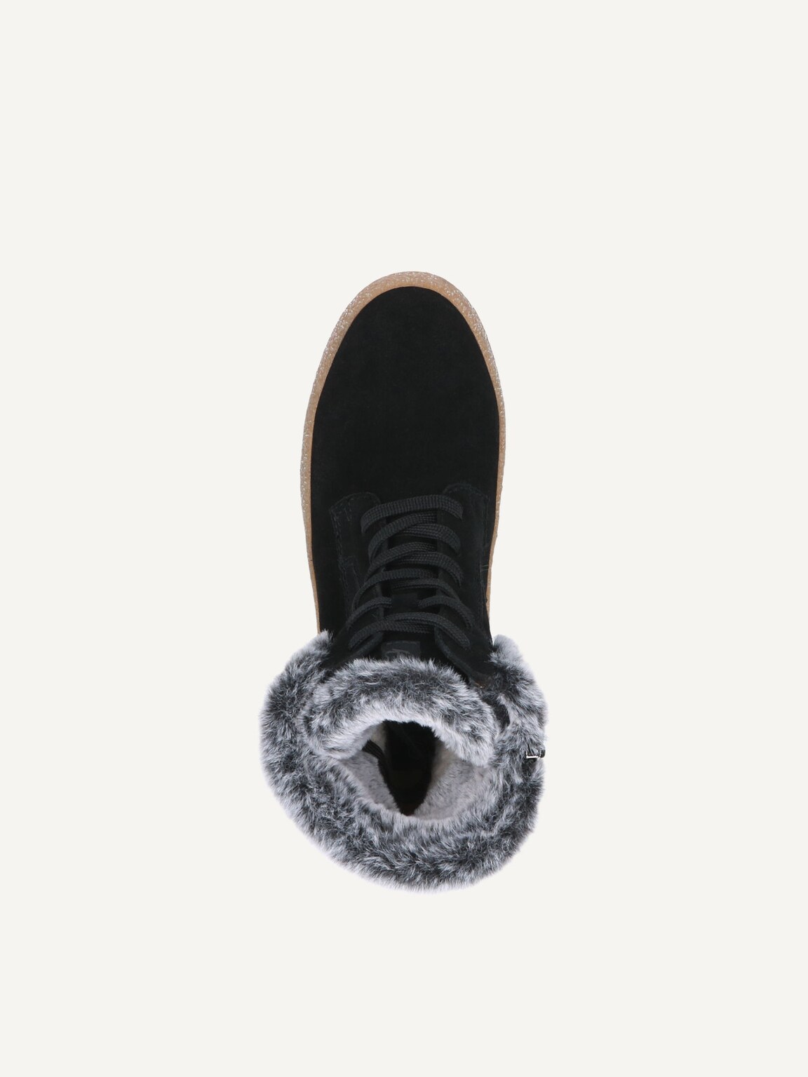 Caprice, Bootie - black warm lining BLACK SUEDE, image 5 of 5