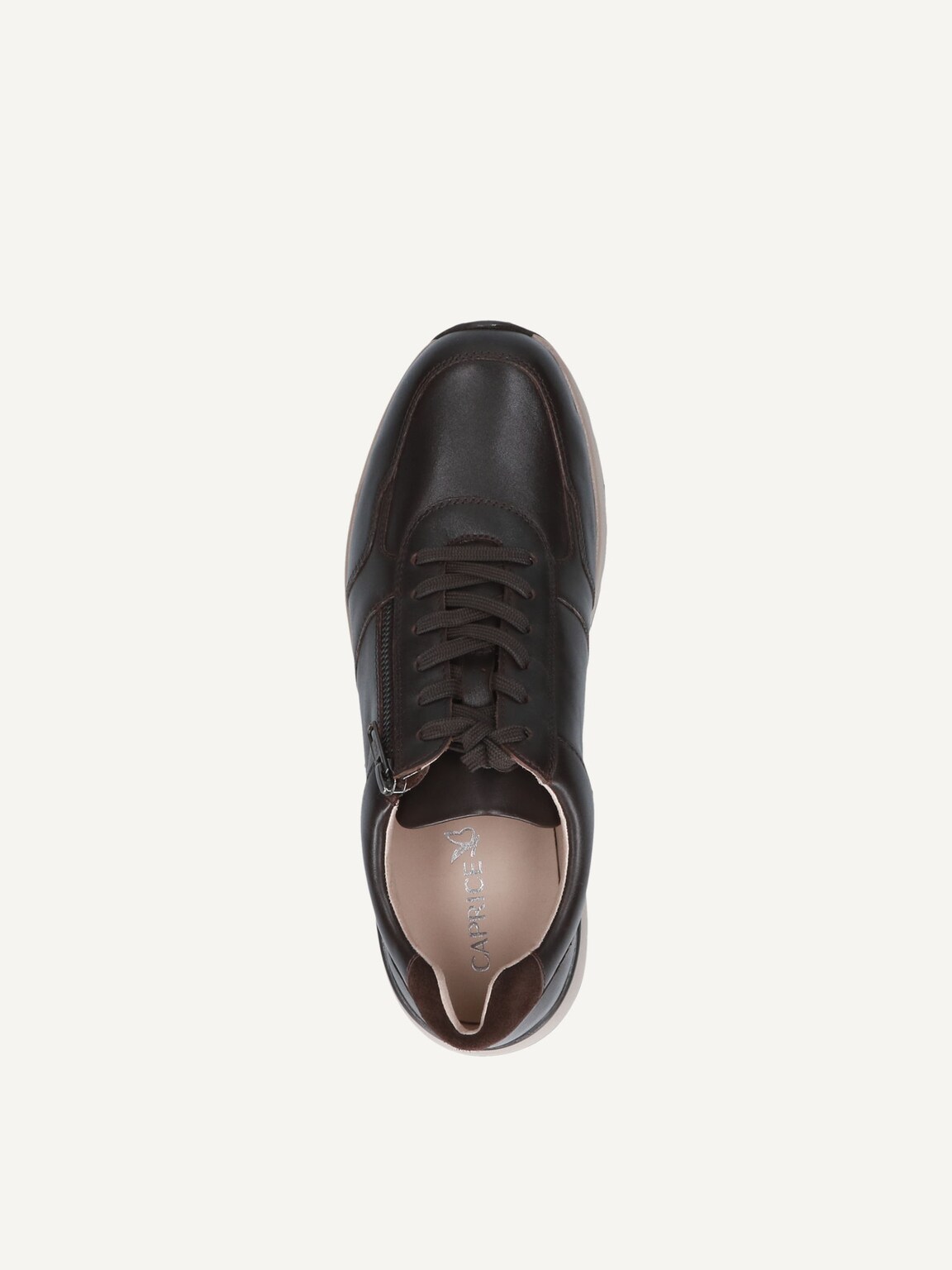 Caprice, Leather Sneaker - brown DK BROWN COMB, image 5 of 5