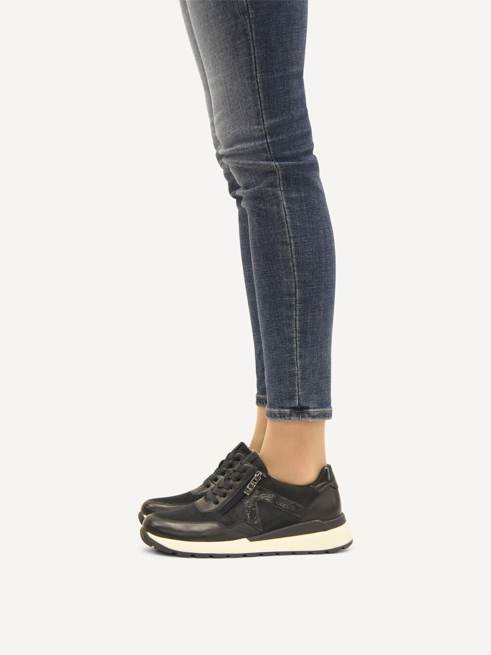 Caprice, Leather Sneaker - blue OCEAN COMB, image 2 of 6
