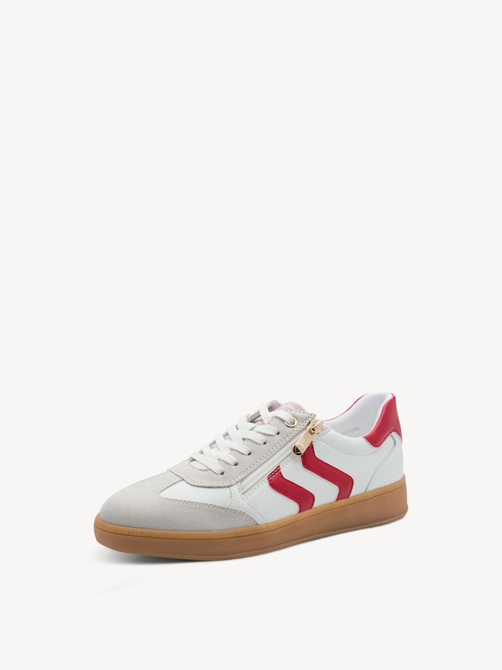 Marco Tozzi, Sneaker - weiß WHITE/RED