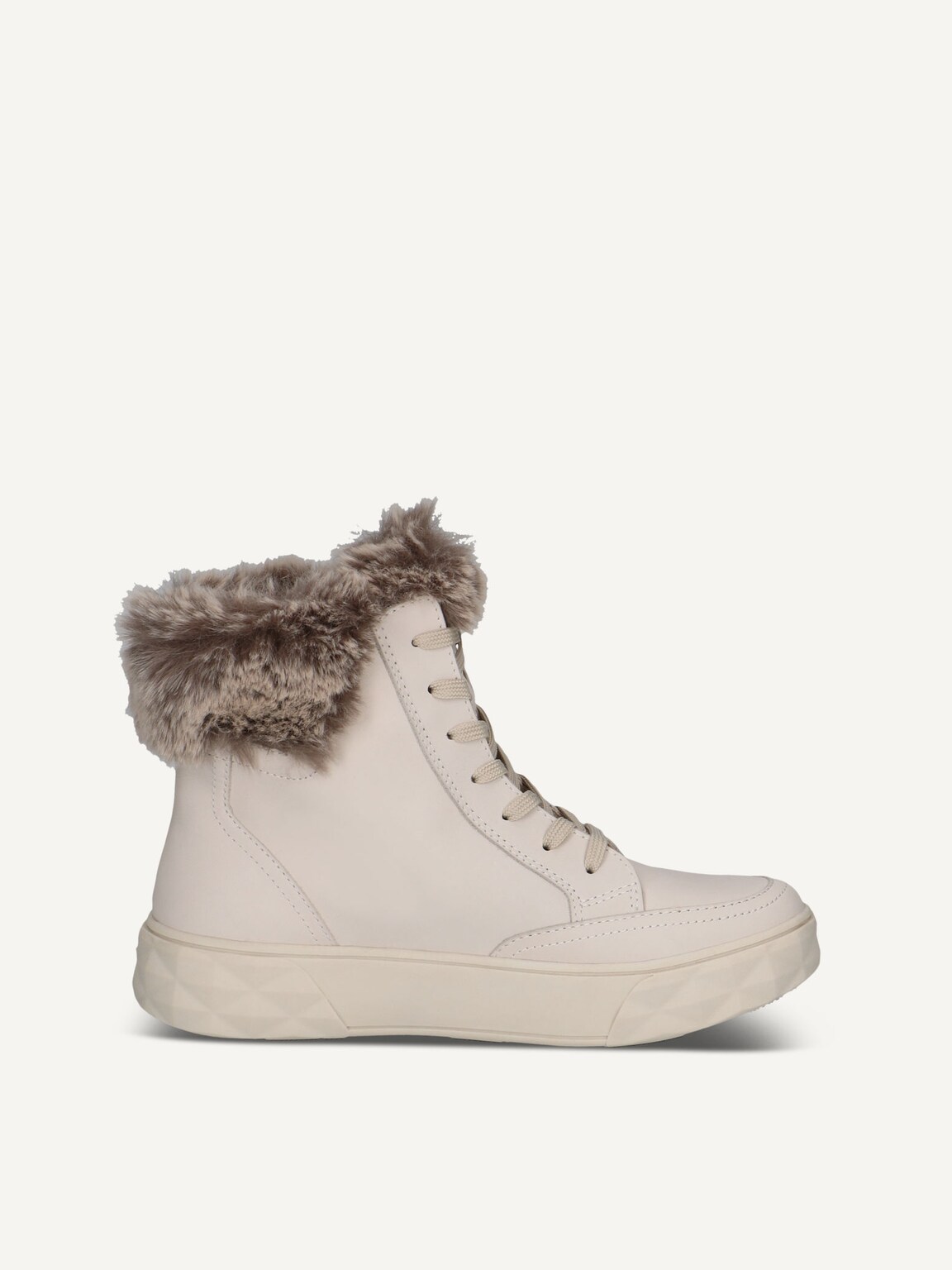 Caprice, Bootie - beige warm lining CREAM NAPPA, image 3 of 5