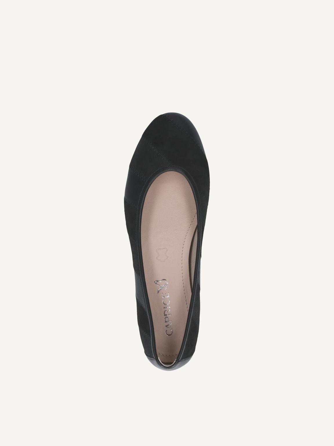 Caprice, Leather Ballerina - black BLACK METALLIC, image 5 of 5