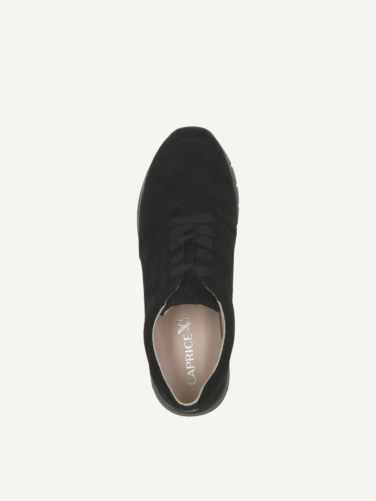 Caprice, Basket en cuir - noir BLACK SUEDE, image 4 sur 5