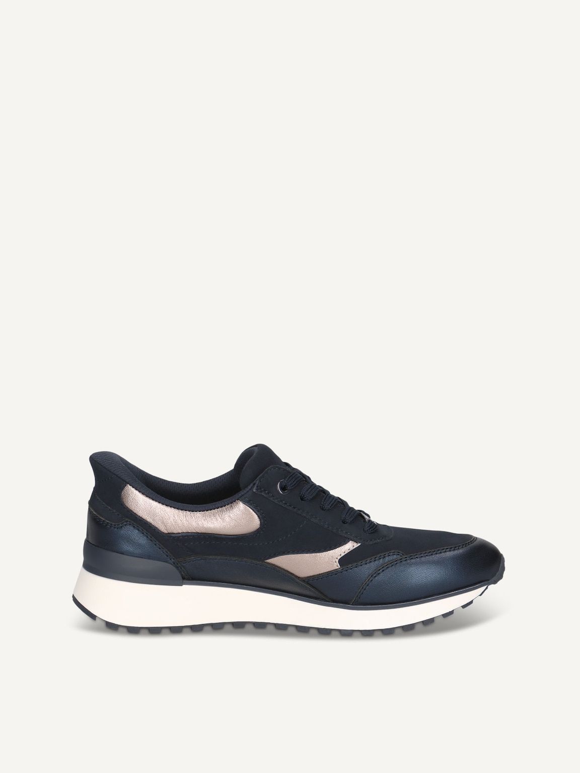 Caprice, Leather Sneaker - blue NAVY PERL COM, image 3 of 5