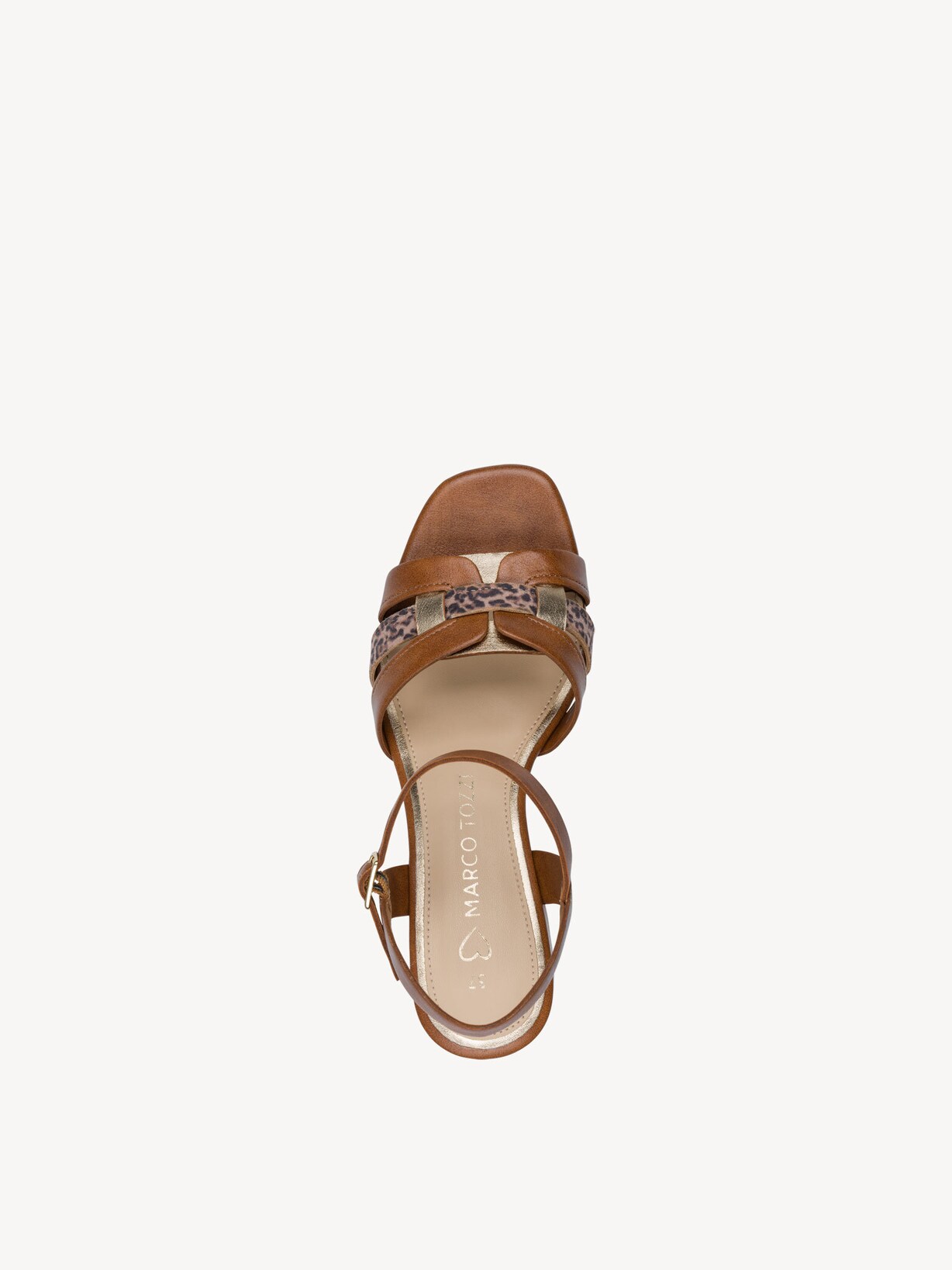 Marco Tozzi, Sandal - brown COGNAC COMB, image 5 of 6