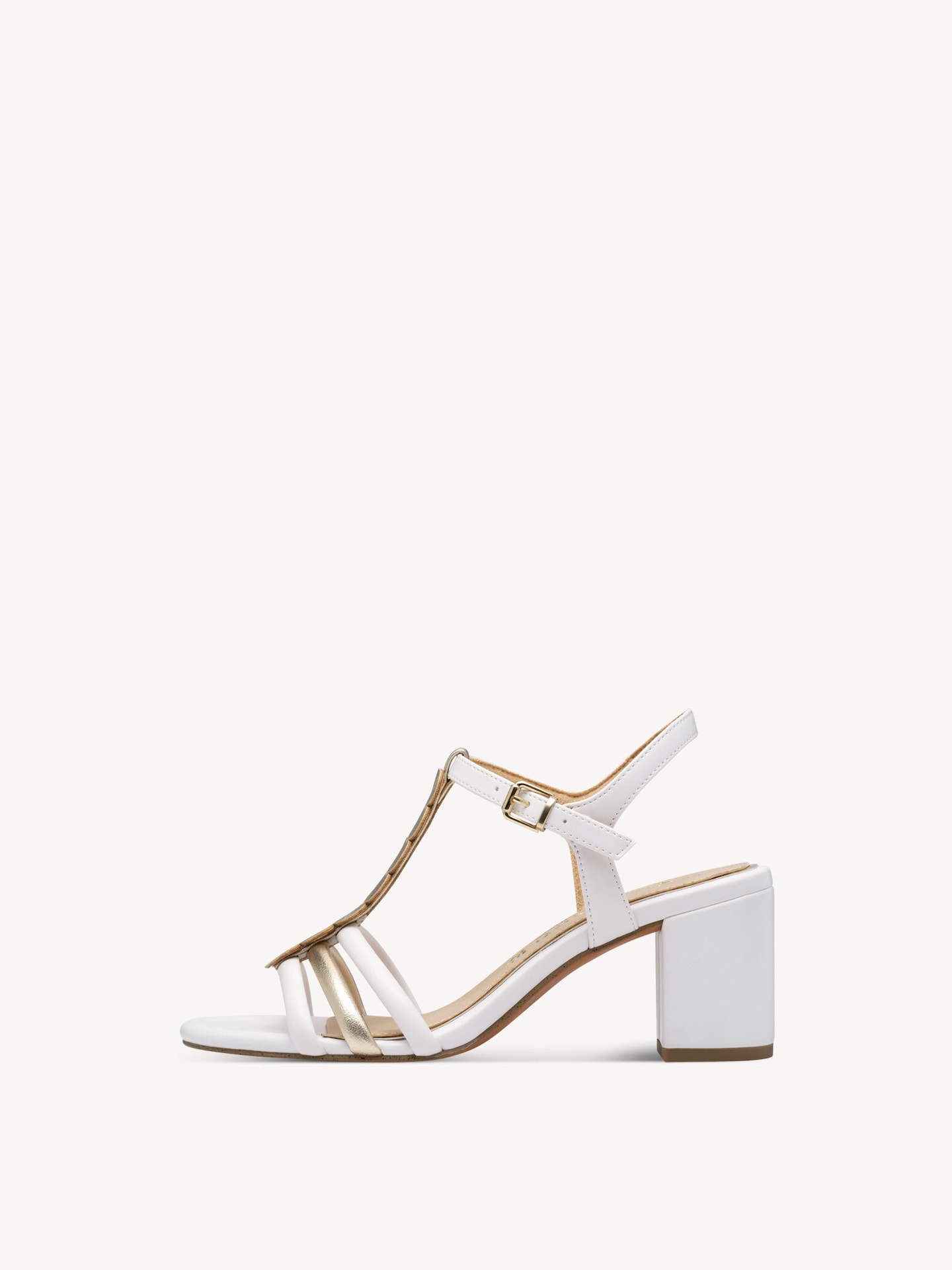 Marco Tozzi, Sandalo - bianco WHITE COMB