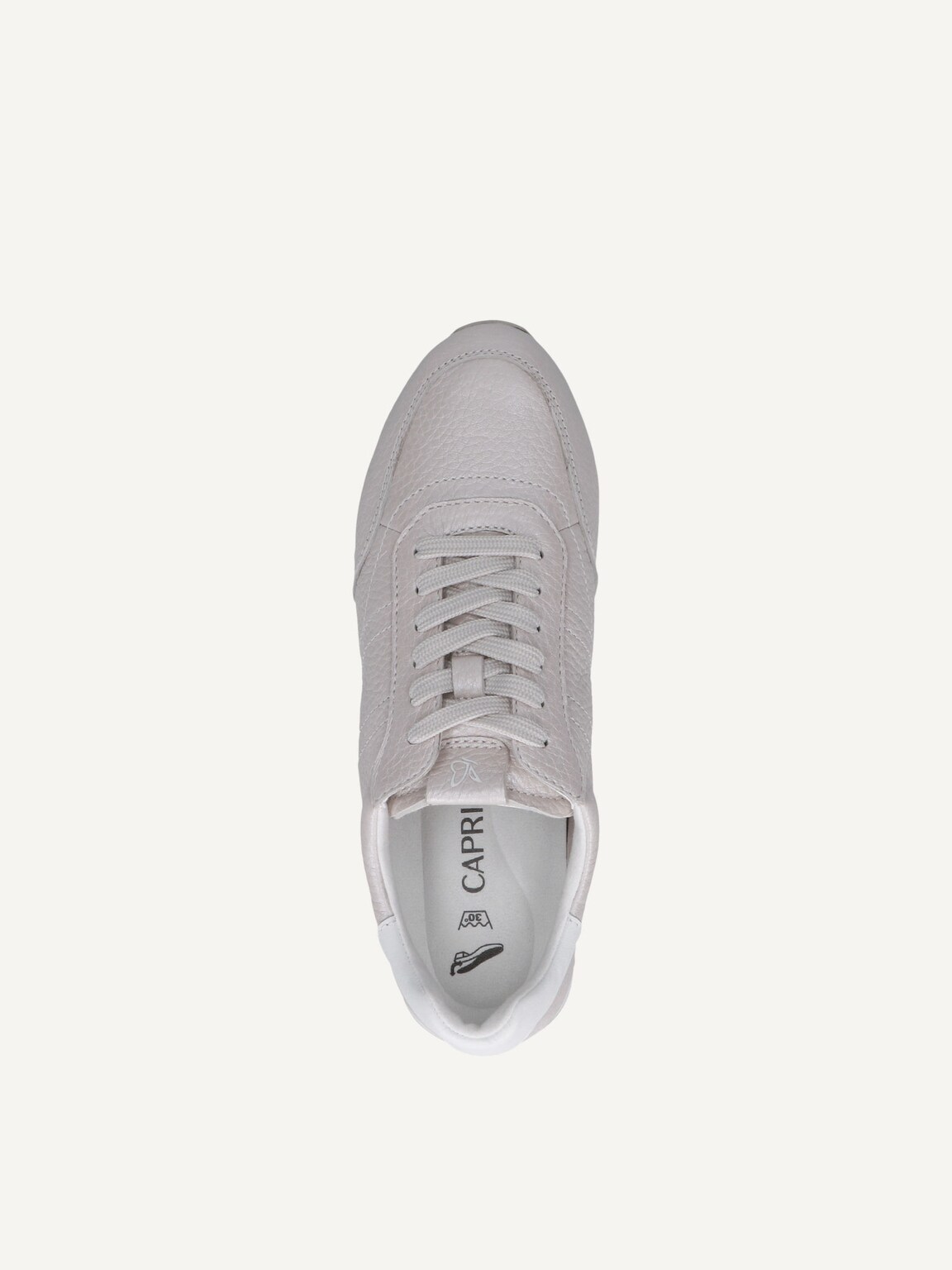 Caprice, Leather Sneaker - white PEARL DEER COM, image 5 of 5