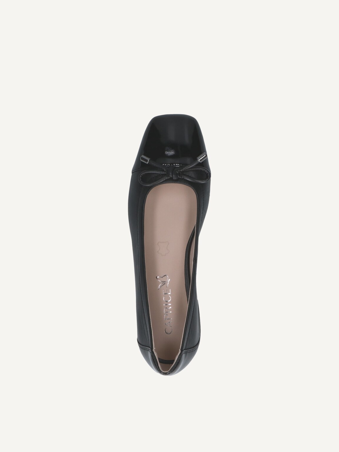 Caprice, Leather Ballerina - black BLACK COMB, image 6 of 6