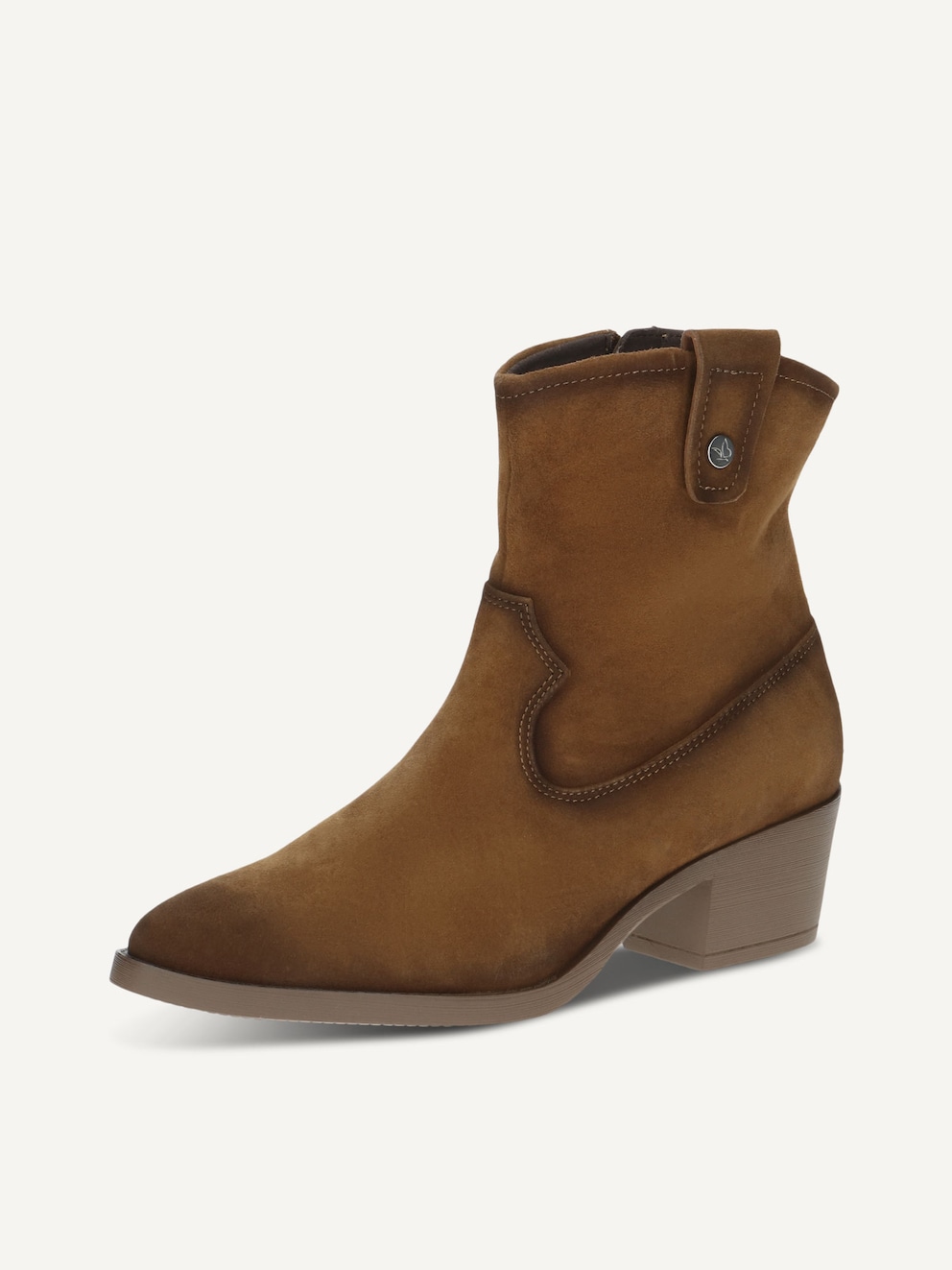 Caprice, Bottine en cuir - khaki KHAKI SUEDE, image 2 sur 5