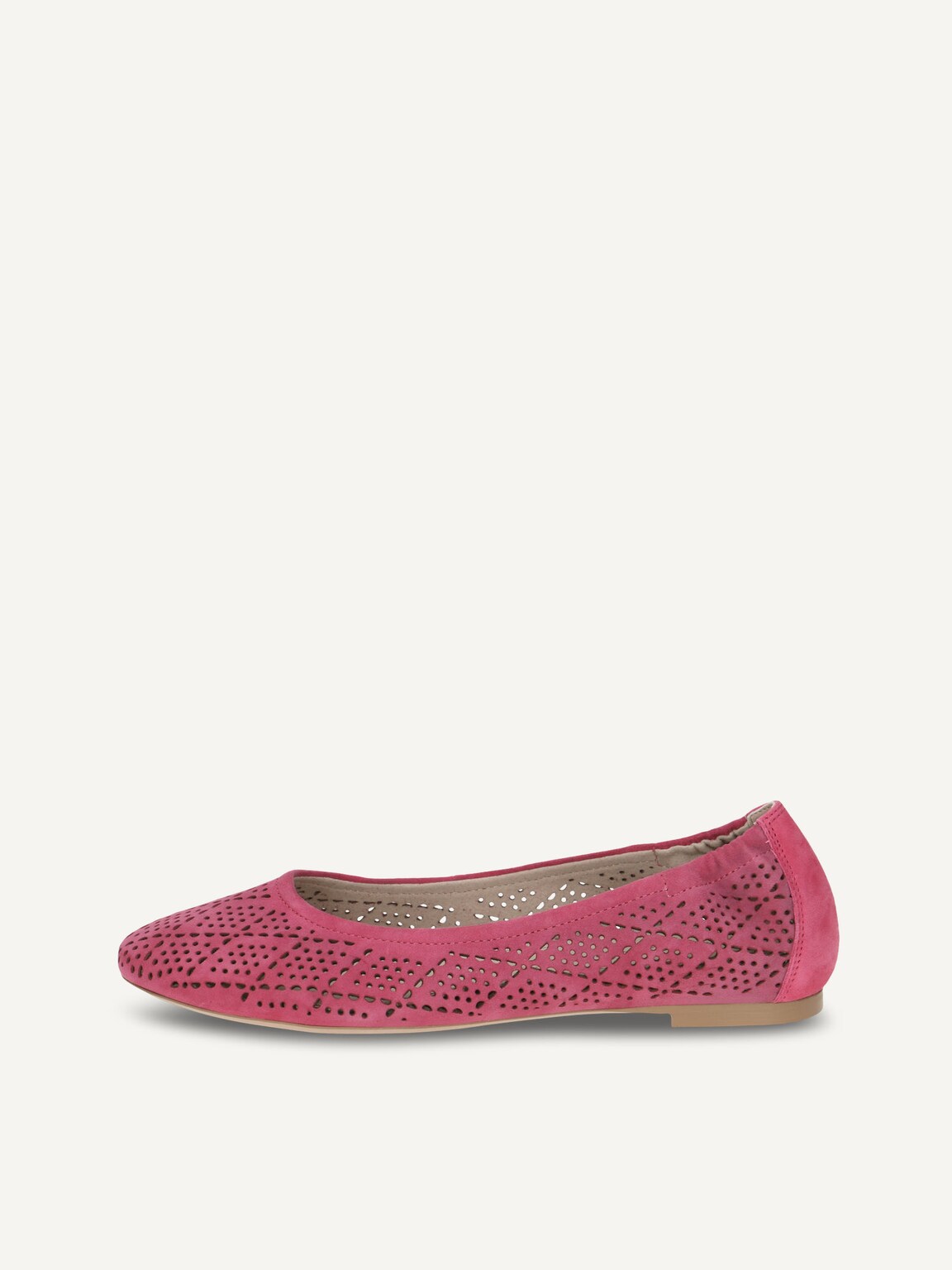 Caprice, Leather Ballerina - pink PINK SUEDE, image 2 of 5