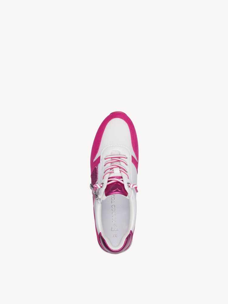 Marco Tozzi, Sneaker - bianco WHITE/PINK, immagine 3 di 6
