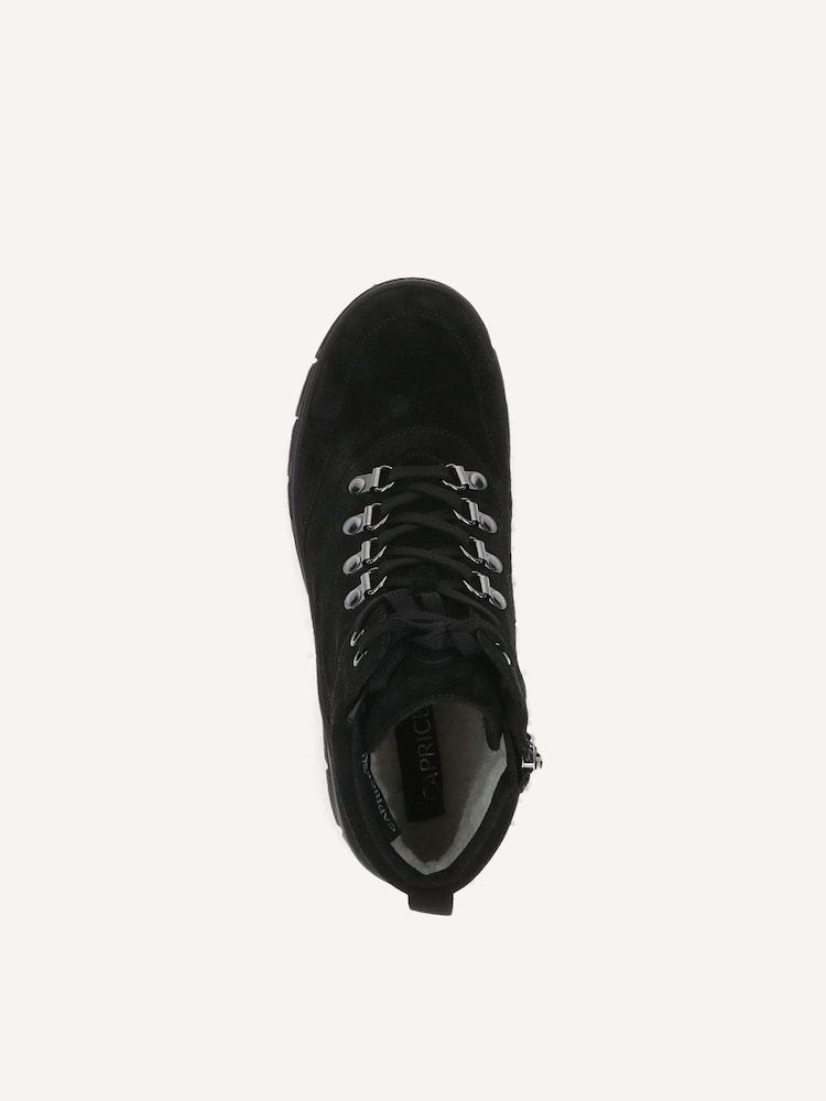 Caprice, Bottine en cuir - noir doublure chaude BLACK SUEDE, image 5 sur 6