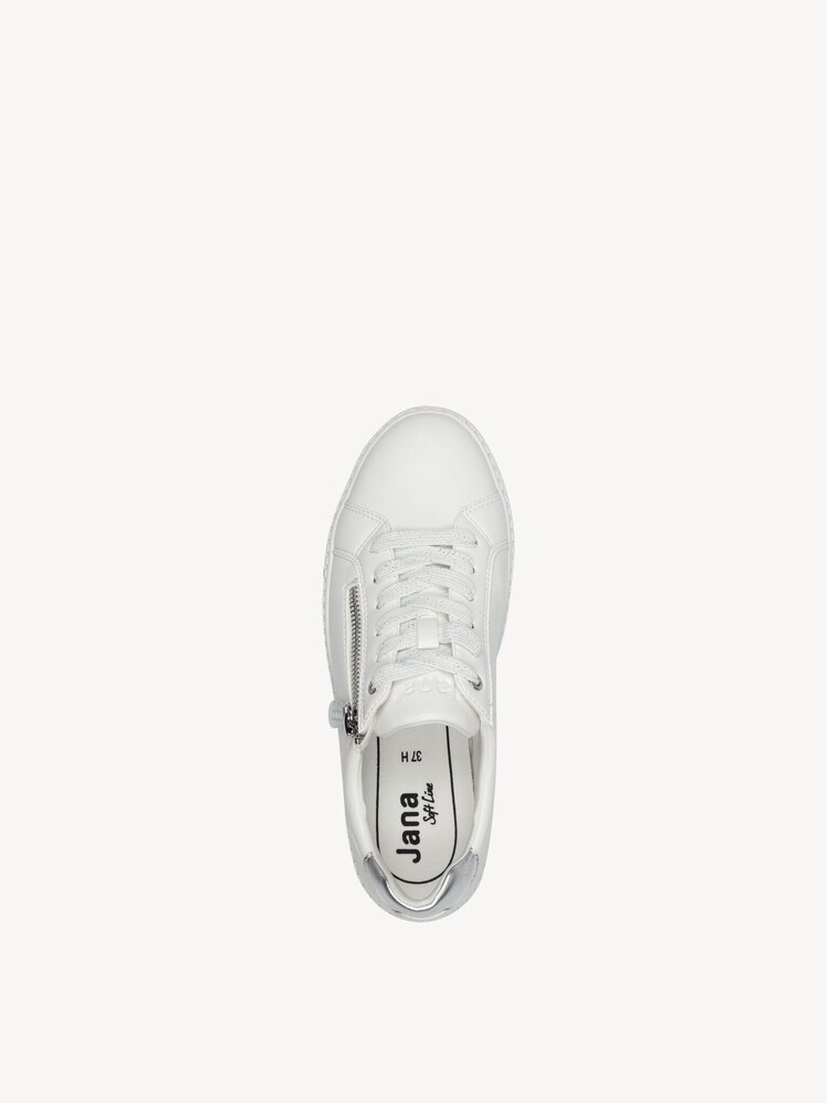 Jana, Sneaker - white WHITE/SILVER, image 6 of 7