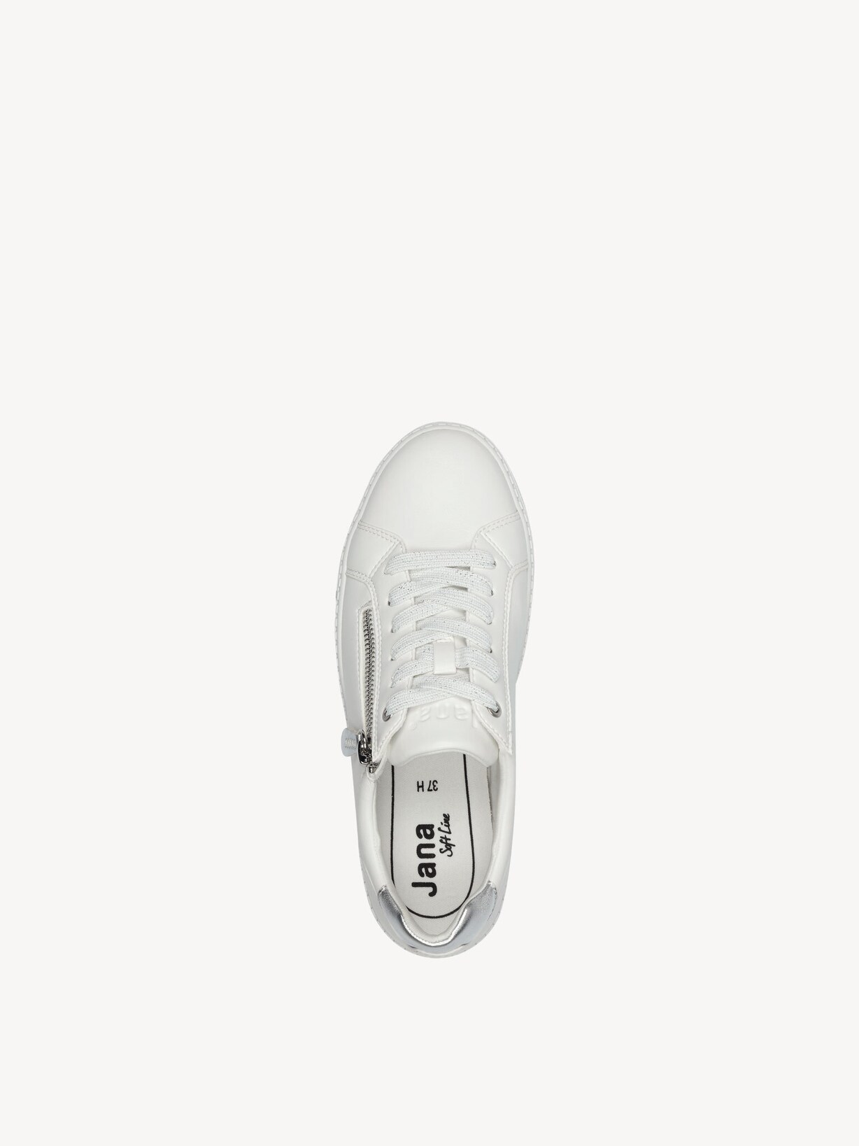 Jana, Sneaker - weiß WHITE/SILVER, Bild 7 von 7