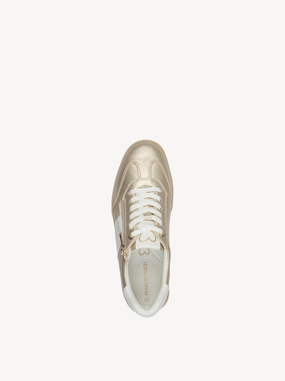 Marco Tozzi, Sneaker - metallic LT.GOLD, Bild 6 von 7