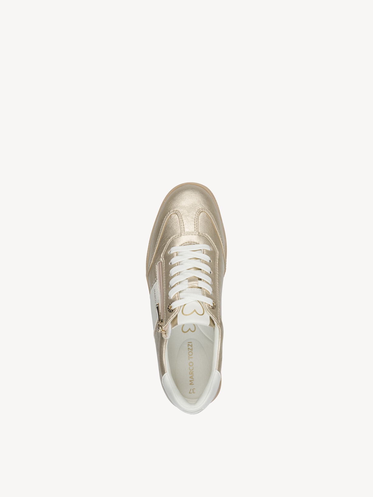Marco Tozzi, Sneaker - metallic LT.GOLD, Bild 6 von 7