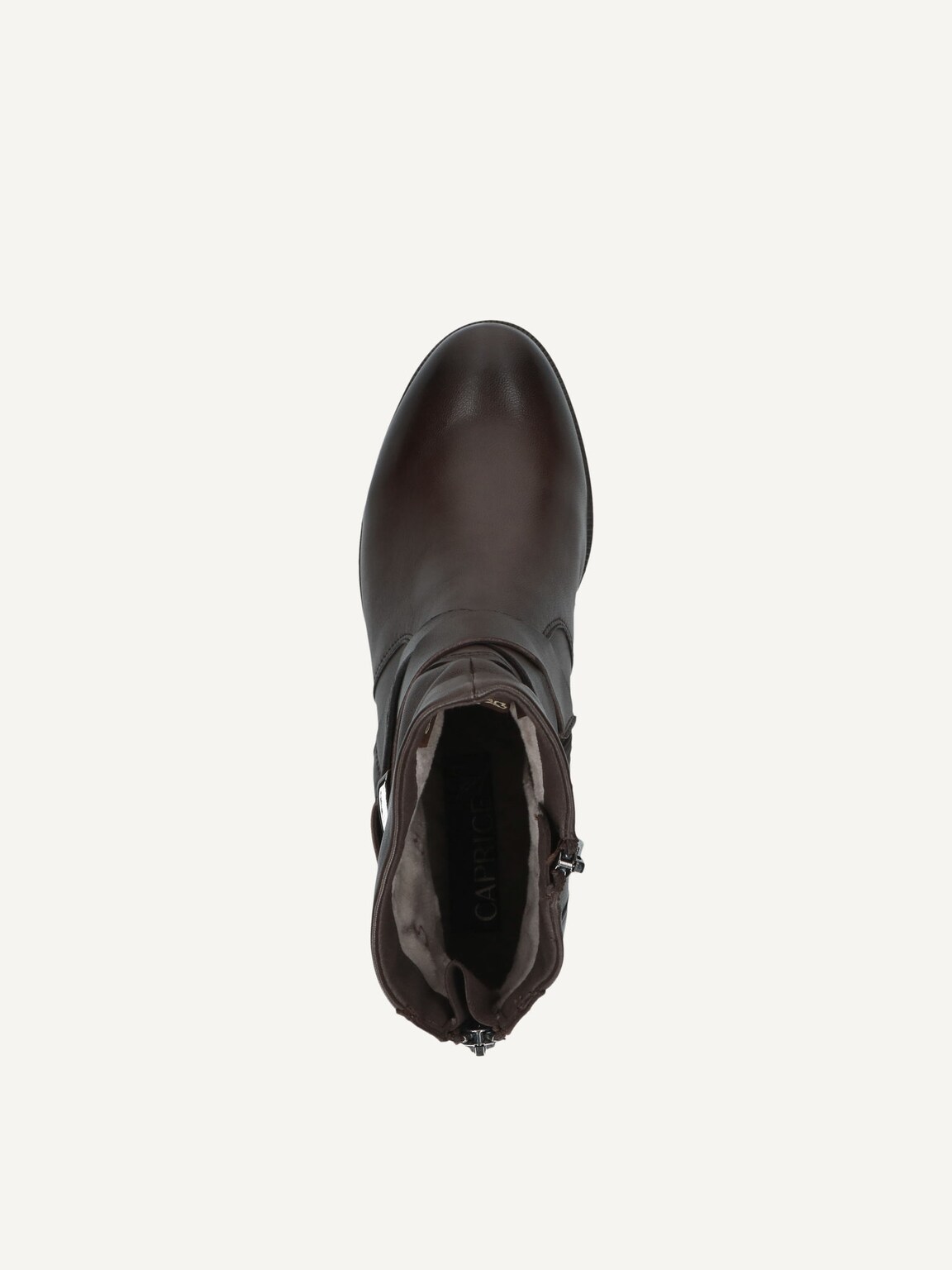 Caprice, Leather Bootie - brown DK BROWN NAPPA, image 5 of 5