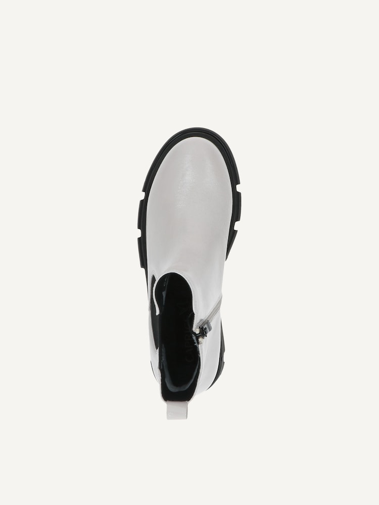 Caprice, Bottine Chelsea - blanc WHITE NAPLAK, image 4 sur 5