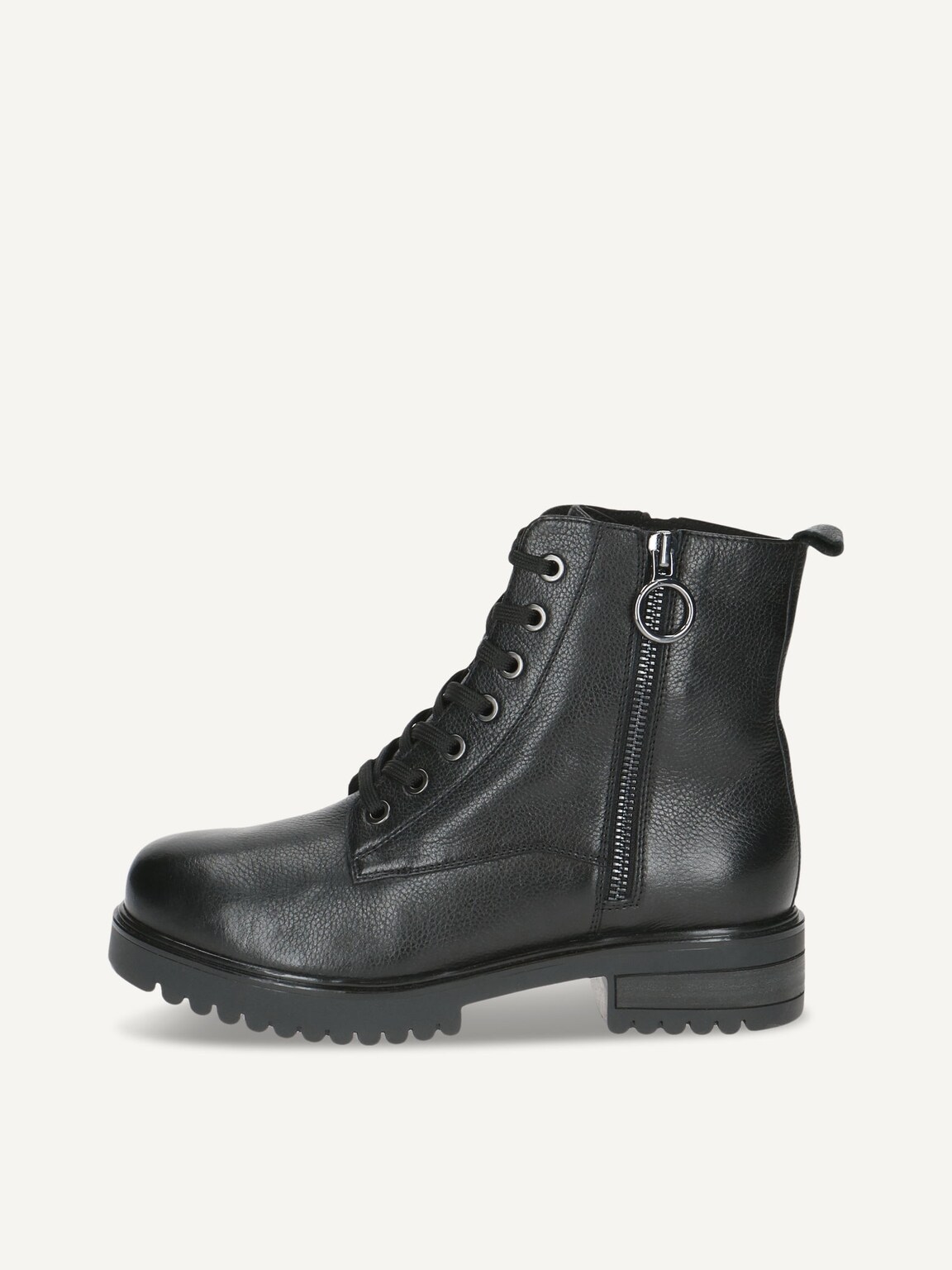 Caprice, Leather Bootie - black warm lining BLACK NAPPA, image 2 of 5