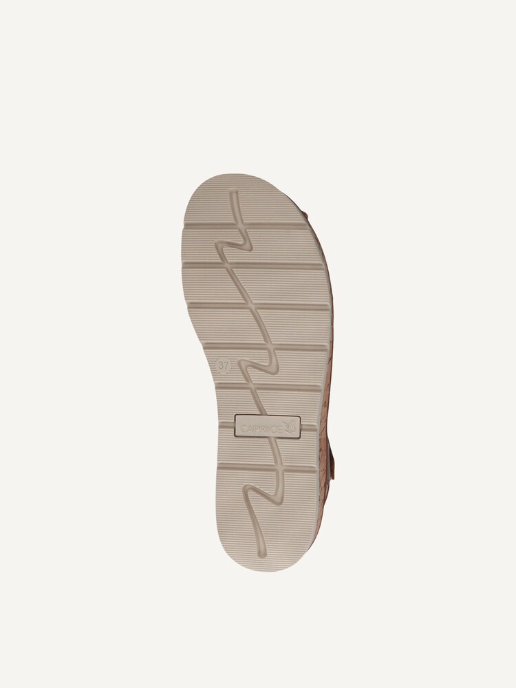 Caprice, Leather Sandal - brown COGNAC NAPPA, image 4 of 5