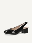 Not selected, Caprice, Leather sling pumps - black BLACK PATENT