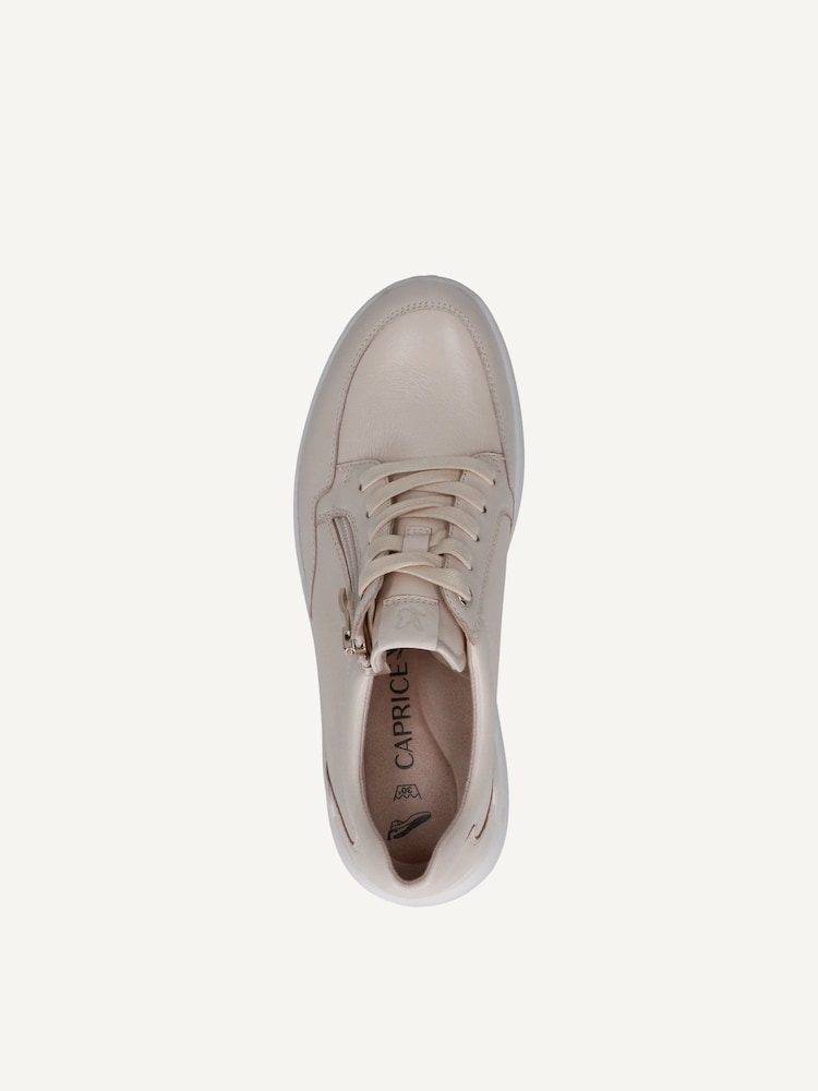 Caprice, Basket en cuir - beige CREAM NAPPA, image 4 sur 5