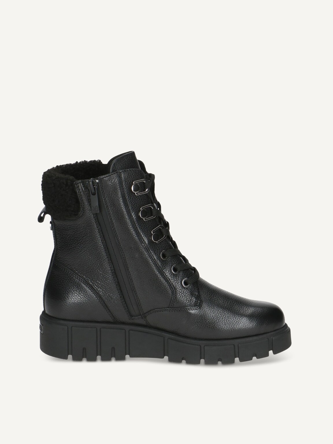 Caprice, Bootie - black warm lining BLACK NAPPA, image 3 of 5
