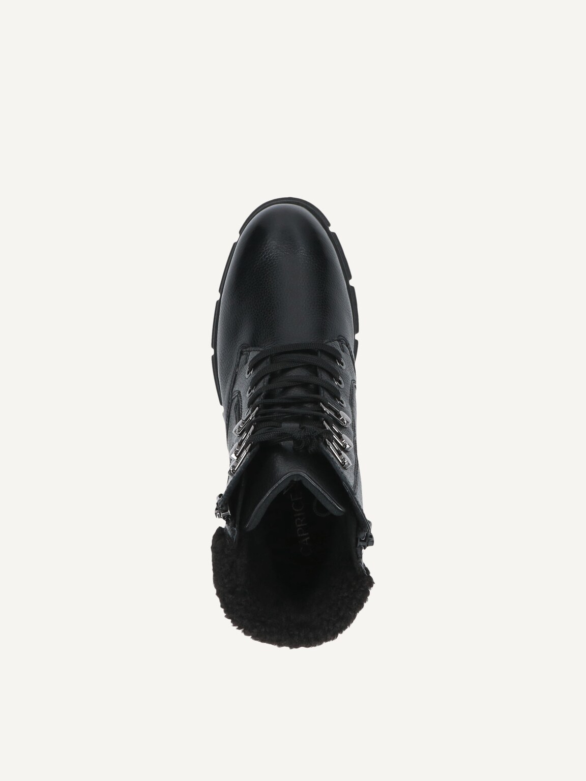 Caprice, Bootie - black warm lining BLACK NAPPA, image 5 of 5