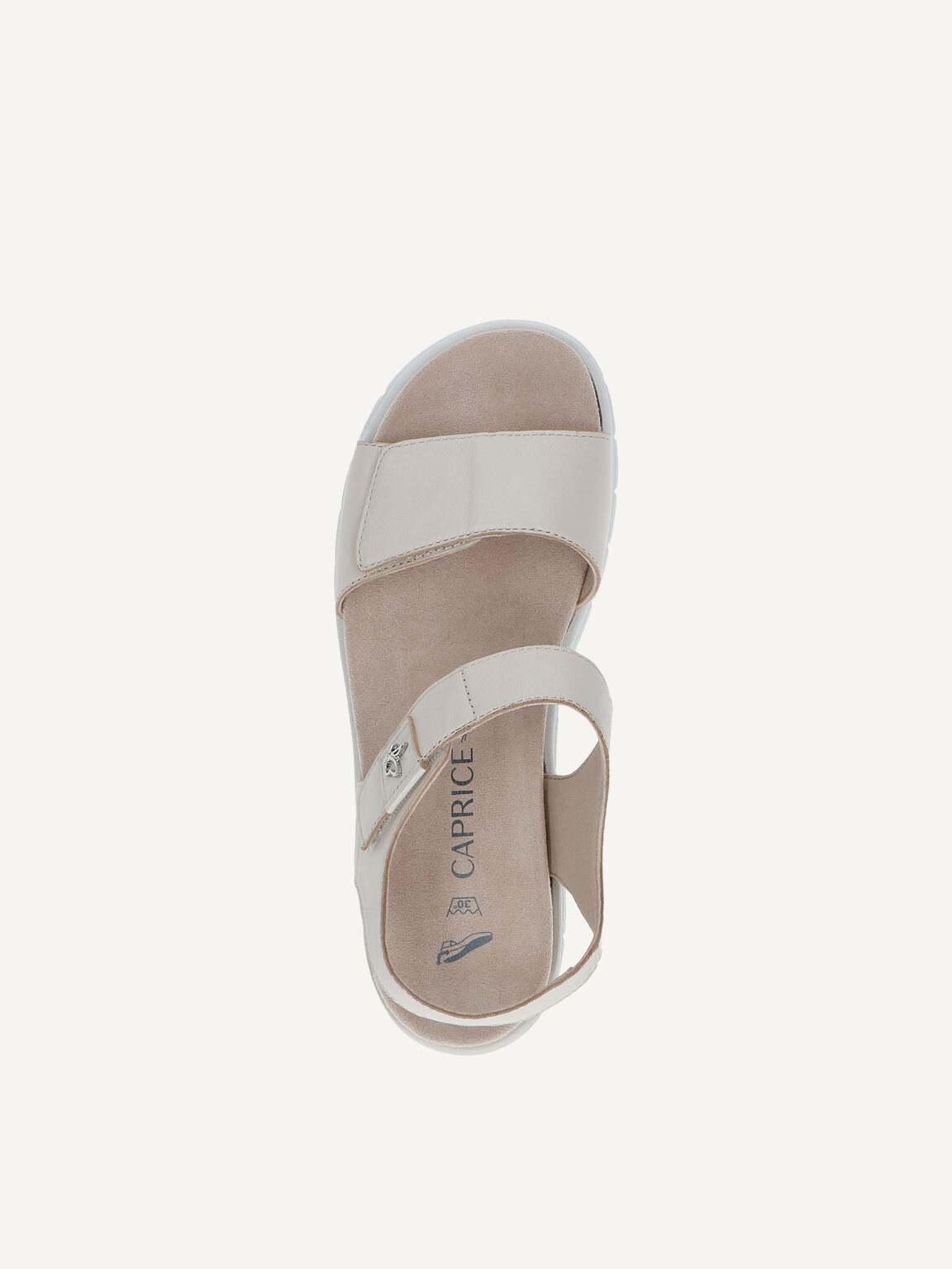 Caprice, Leather Sandal - beige CREAM PERLATO, image 4 of 4