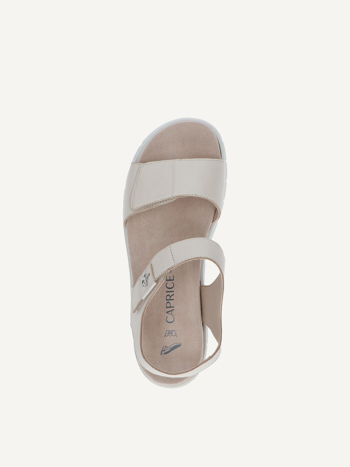 Caprice, Sandale en cuir - beige CREAM PERLATO, image 4 sur 4