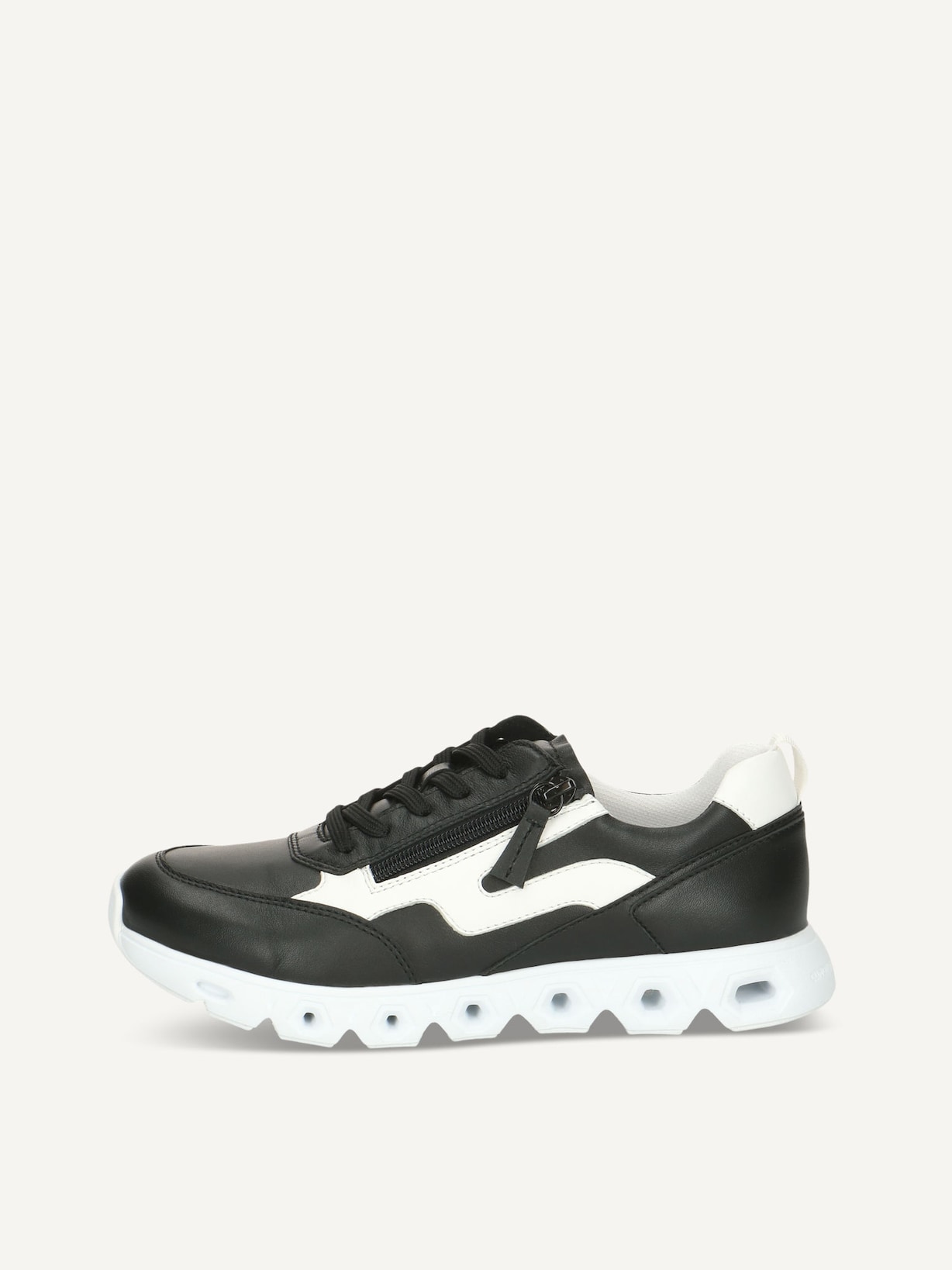 Caprice, Basket en cuir - noir BLACK/WHITE, image 1 sur 5