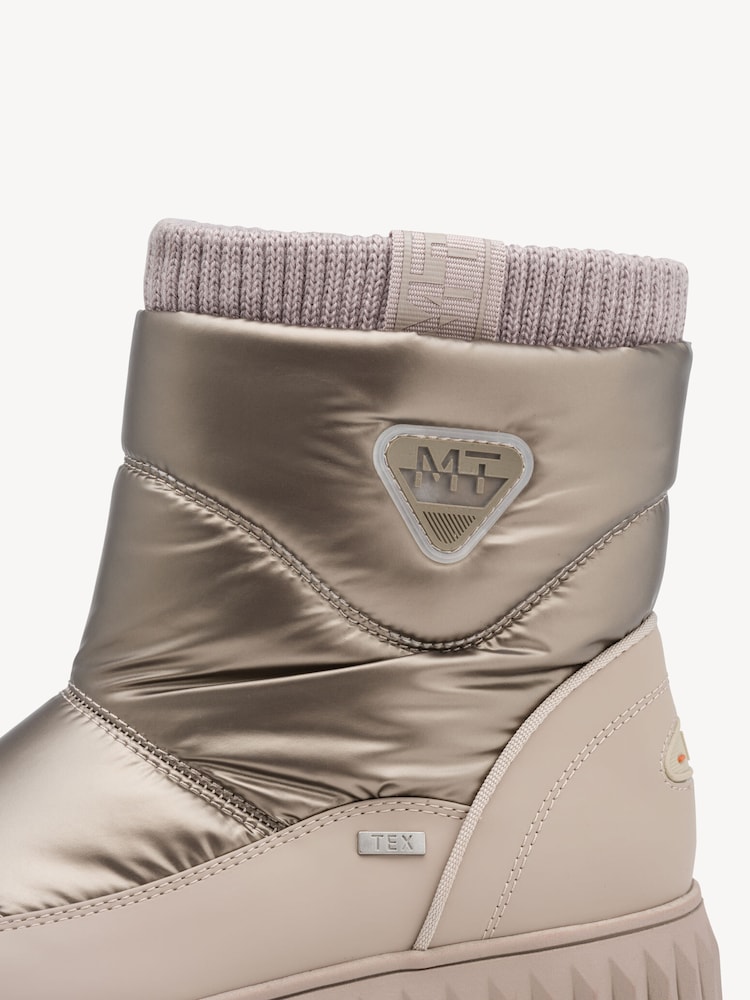 Marco Tozzi, Bootie - beige warm lining, TAUPE COMB, Image 5 of 6